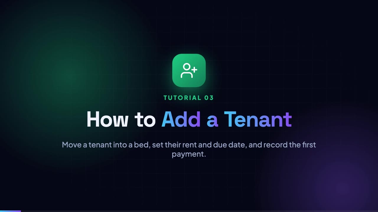 How to Add a Tenant
