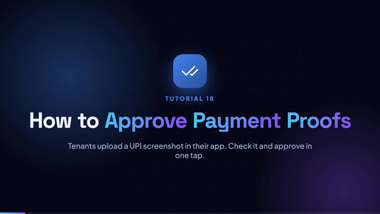 How to Approve Tenant Payment Proofs