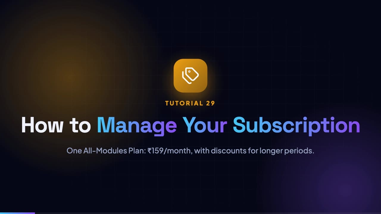 How to Manage Your Subscription