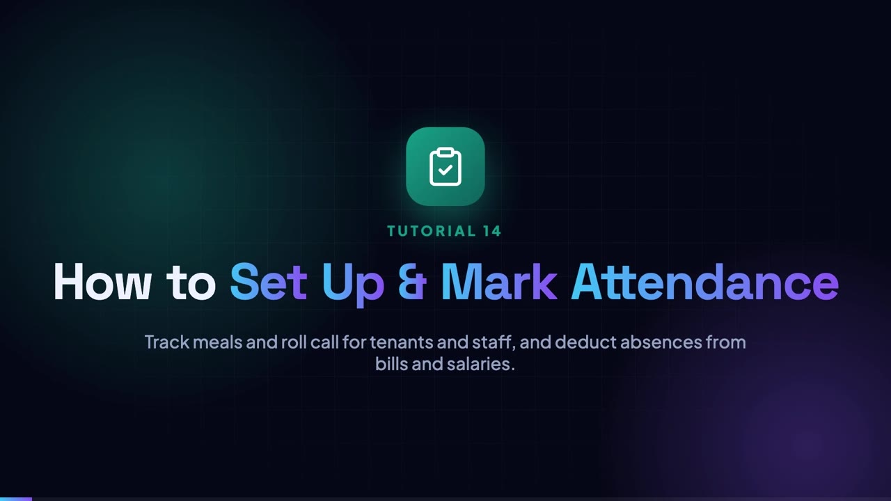 How to Set Up & Mark Attendance
