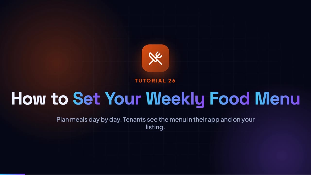 How to Set Your Weekly Food Menu