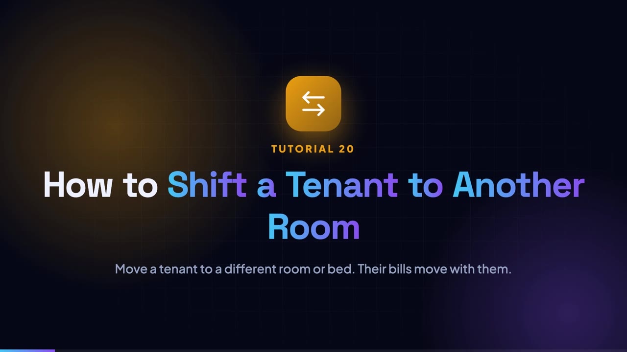 How to Shift a Tenant to Another Room