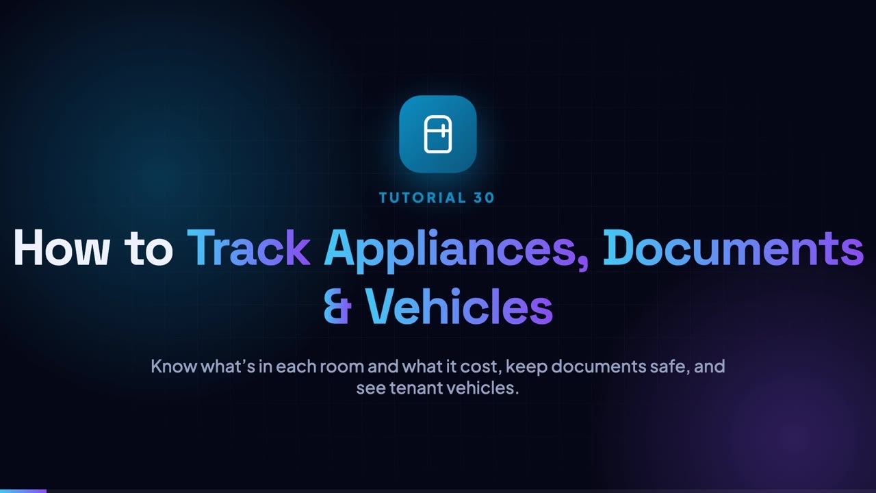 How to Track Appliances, Documents & Vehicles