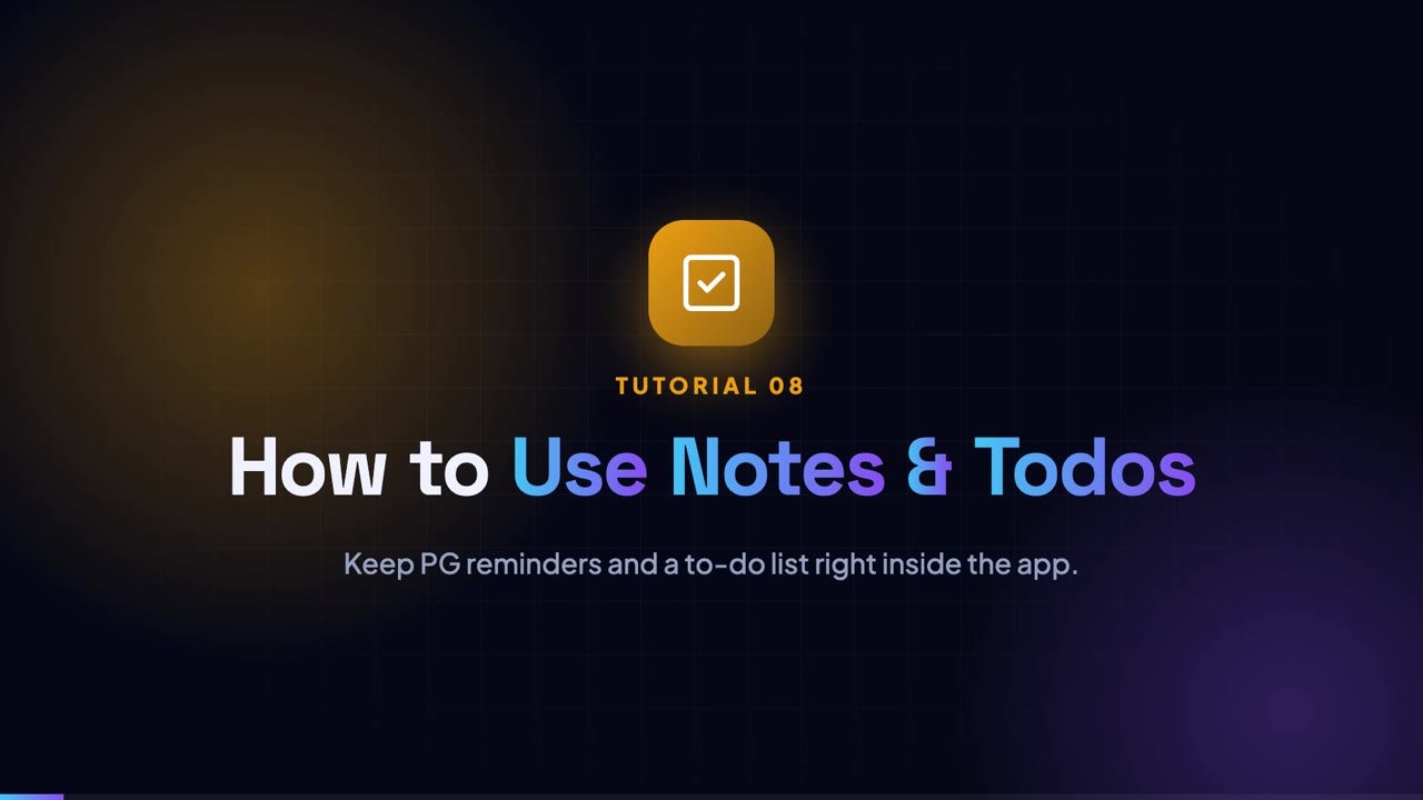 How to Use Notes & To-dos